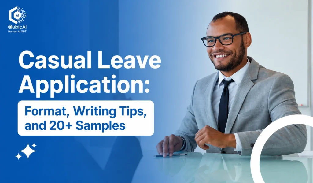 Casual Leave Application: Format, Writing Tips, and 20+ Samples
